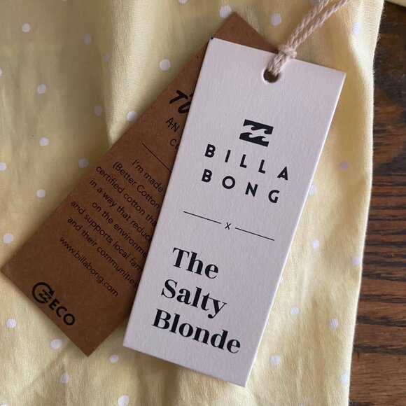 NWT Billabong X The Salty Blonde Sun Glow Crop Top Size Small - Picture 6 of 10